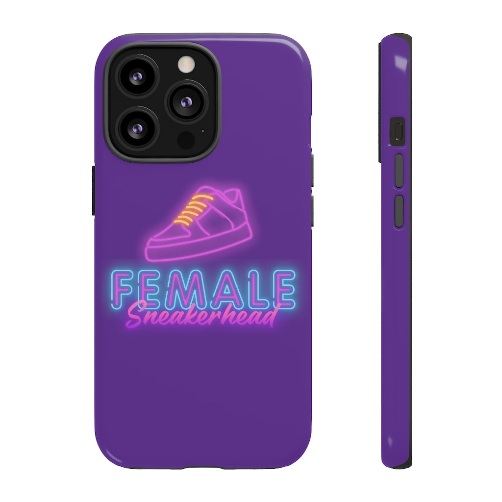 Female Sneakerhead Snap Phone Cases In Purple