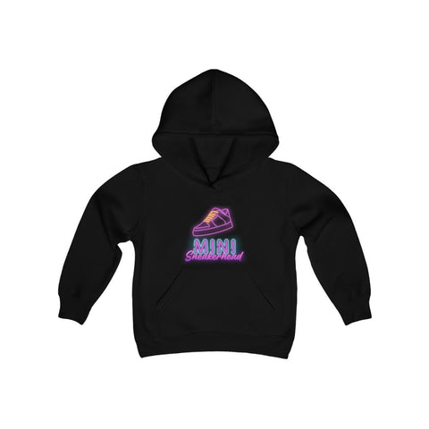 Mini Sneakerhead Youth Hooded Sweatshirt In Purple Logo