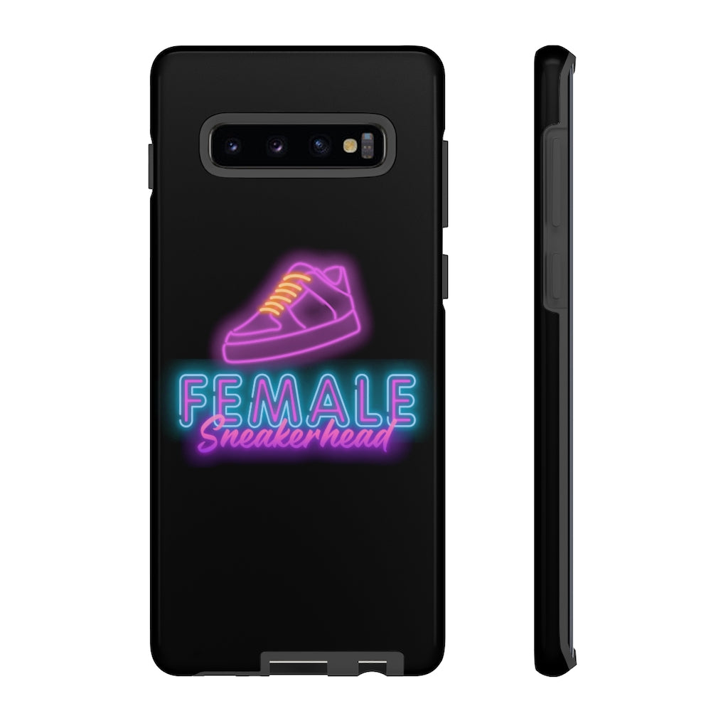 Female Sneakerhead Snap Phone Cases In Black