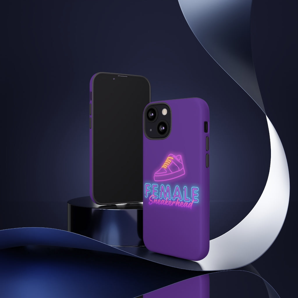 Female Sneakerhead Snap Phone Cases In Purple
